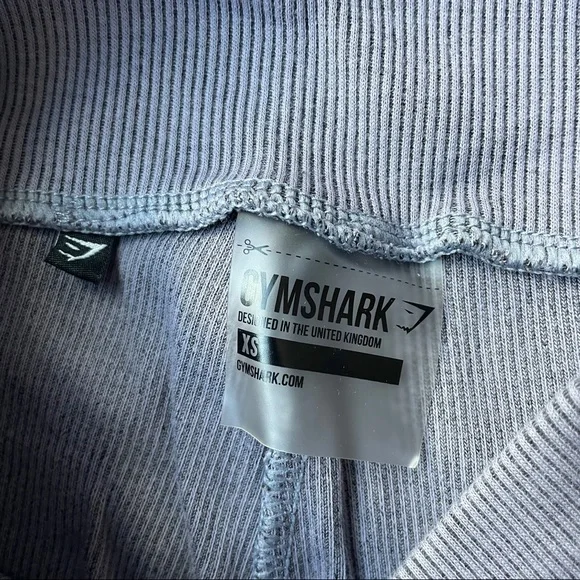 Gymshark Slounge Ribbon Joggers Pants in Steel Blue Marl XS - Picture 8 of 8